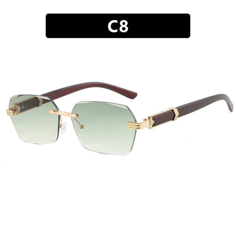 Frameless Cut Edge Sunglasses - Precision Modern Eyewear