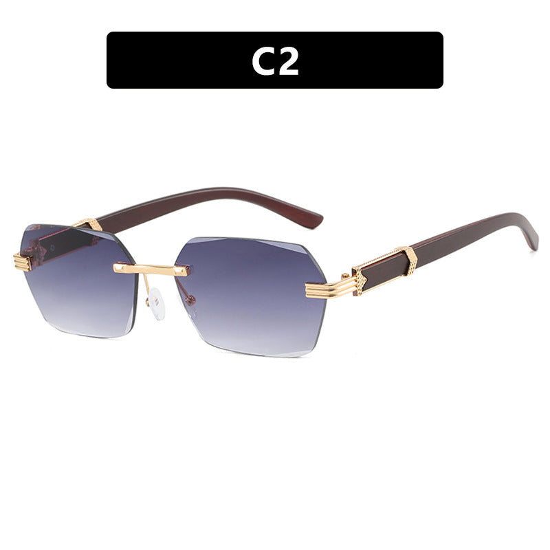 Frameless Cut Edge Sunglasses - Precision Modern Eyewear