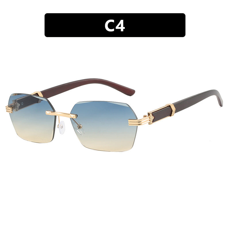 Frameless Cut Edge Sunglasses - Precision Modern Eyewear