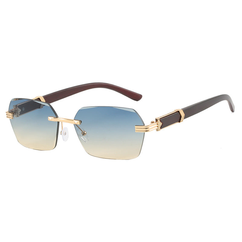 Frameless Cut Edge Sunglasses - Precision Modern Eyewear