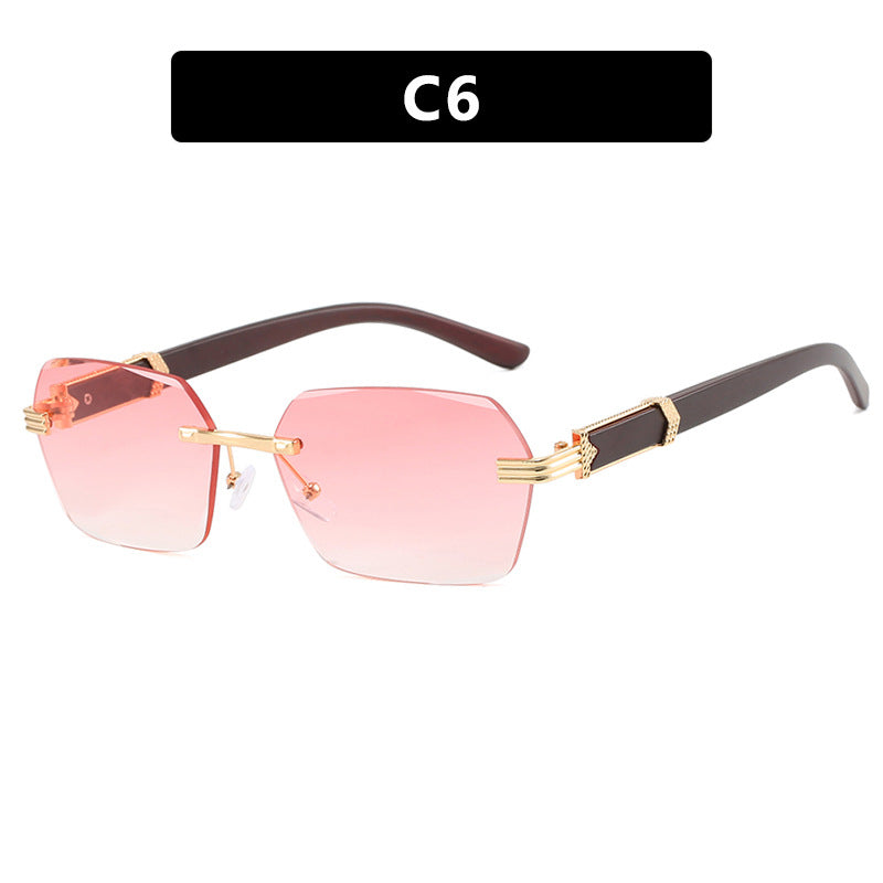 Frameless Cut Edge Sunglasses - Precision Modern Eyewear