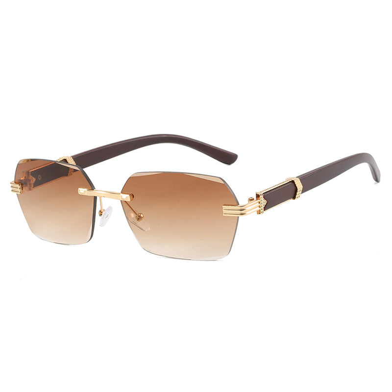 Frameless Cut Edge Sunglasses - Precision Modern Eyewear