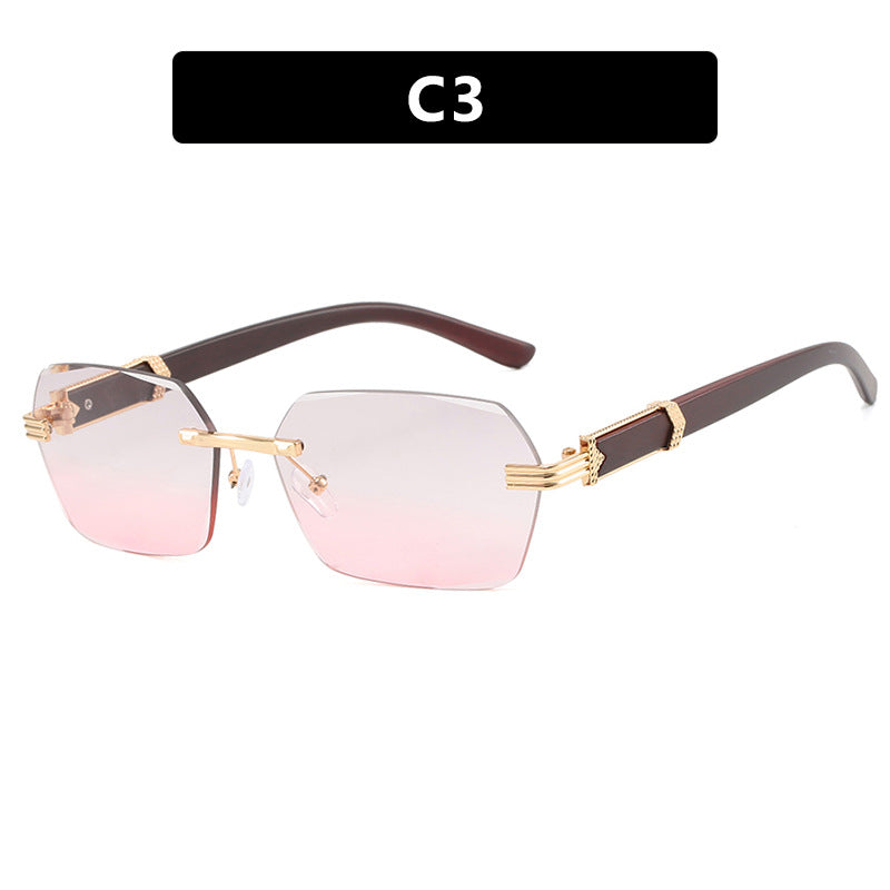 Frameless Cut Edge Sunglasses - Precision Modern Eyewear