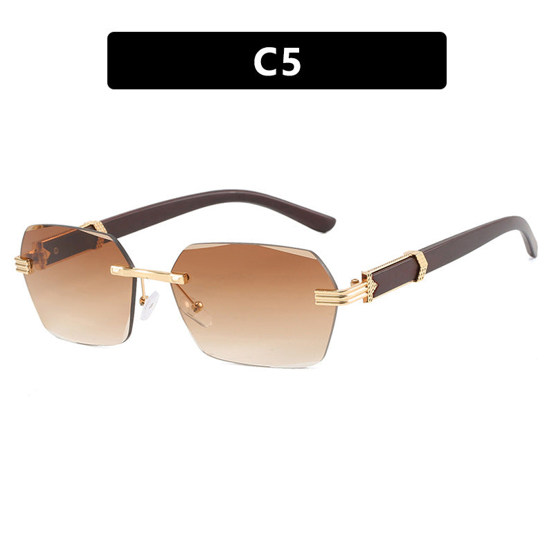 Frameless Cut Edge Sunglasses - Precision Modern Eyewear